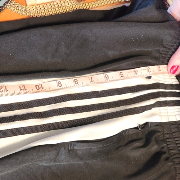 ADIDAS Black Adibreak Tear Away 3 Stripes  Snap Up Sides Track Pants - Picture 16 of 16